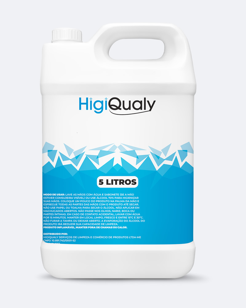 Hipoclorito De Sódio Gel HigiQualy - 5 Litros